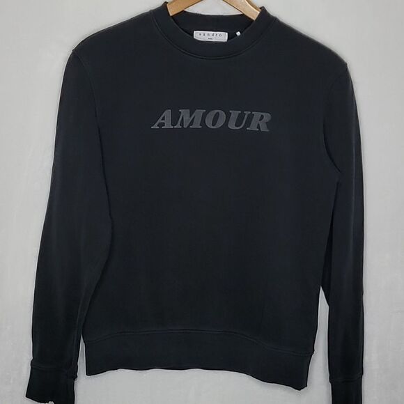 Sandro Paris Amour Sweatshirt Size Small - Picture 1 of 8